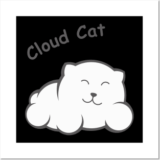 cloud cat Posters and Art